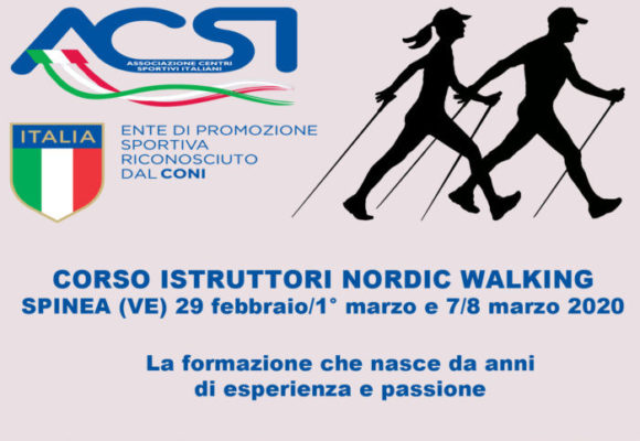 Corso Istruttori Nordic Walking Spinea 2020