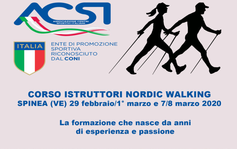 Corso Istruttori Nordic Walking Spinea 2020