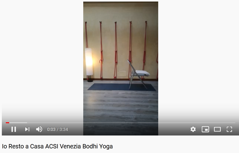 Io Resto a Casa ACSI Venezia Bodhi Yoga – Video