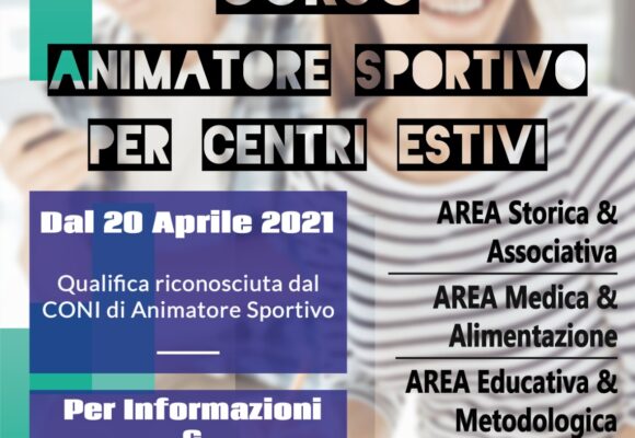 Corso Animatore Sportivo per Centri Estivi 2021